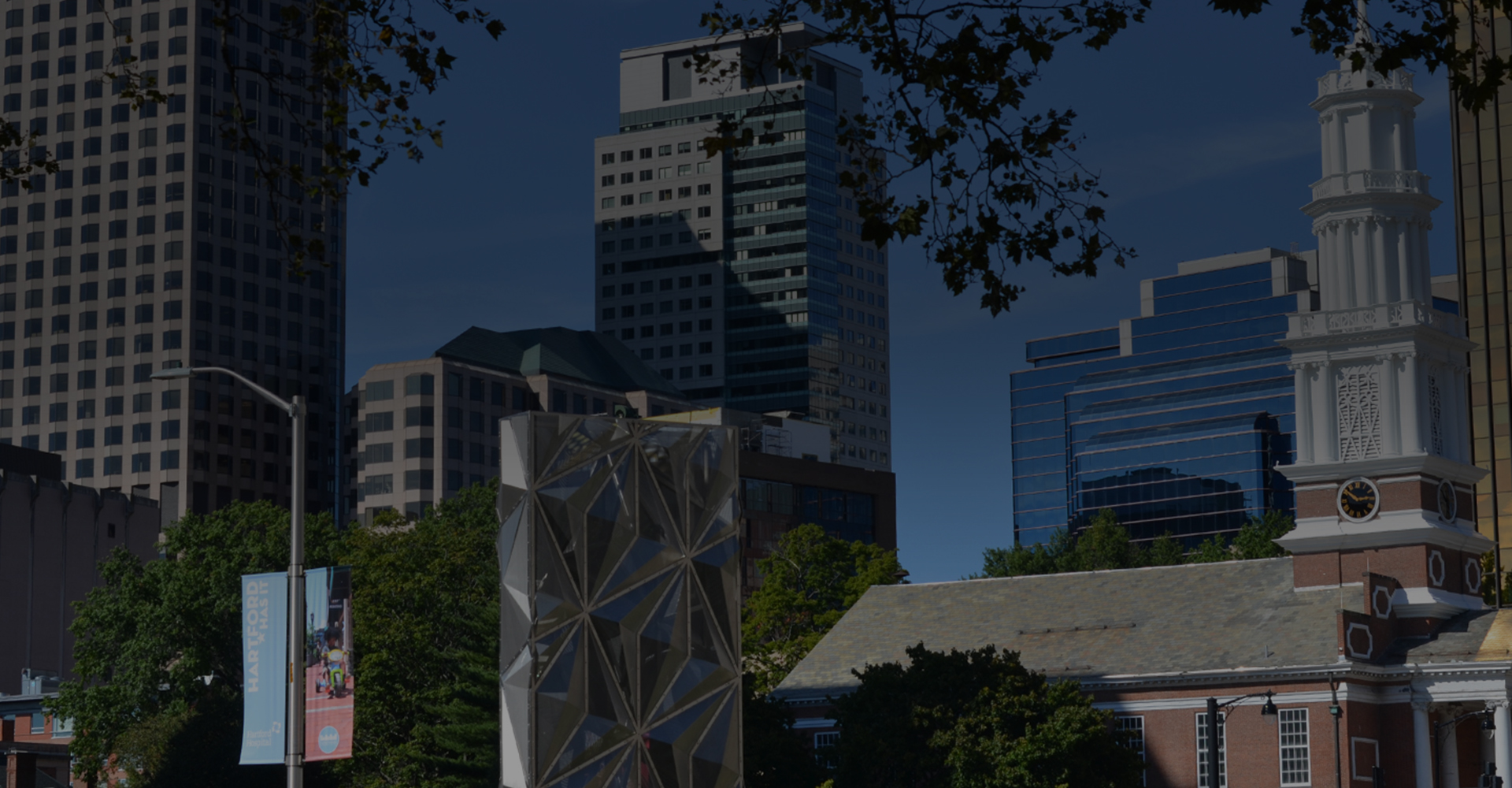 A view of the UConn Hartford campus