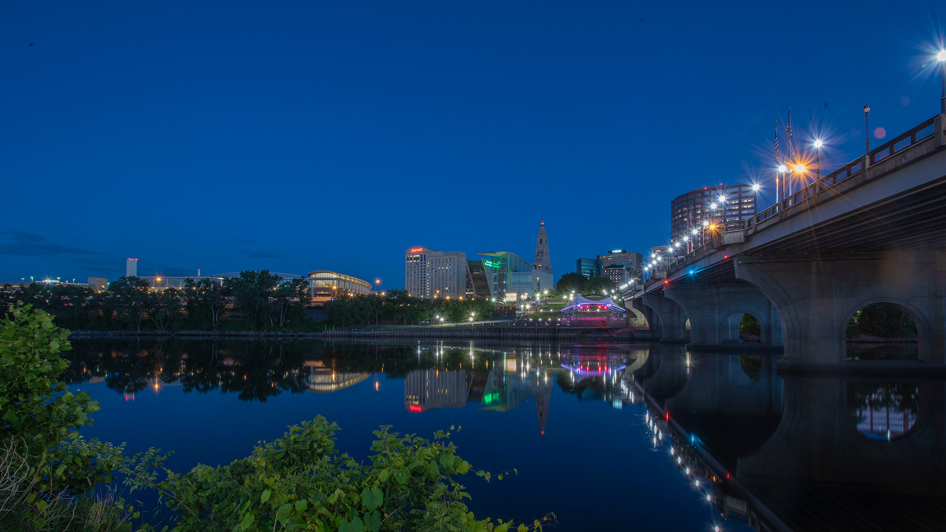 The Hartford Skyline at Dawn.